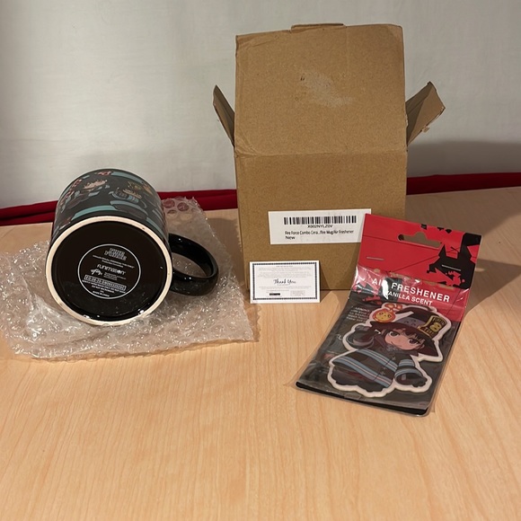 Fire Force Ceramic Coffee Mug/Vanilla Air Fresher. - Picture 7 of 8